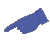 Blue Glass Tumbling Arrow 7
